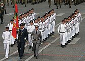 The Portuguese Marines in white dress uniform in 2007