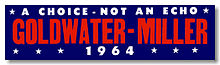 Goldwater-Miller "A Choice – Not An Echo" campaign logo