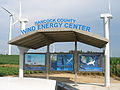 Image 17The Hancock County wind energy center in Iowa (from Wind turbines on public display)