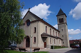The church in Illzach
