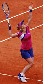 Clijsters at the 2011 French Open