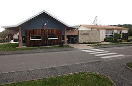 The town hall in La Vèze