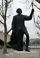 The statue of Laurence Olivier as Hamlet was unveiled in September 2007