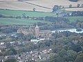 Linlithgow Palace in Linlithgow, seen from Cockleroy Hill