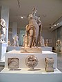 Marble cult statue of Aphrodite Hypolympidia and votive offerings