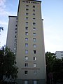 An apartment building in the Marshallhof complex, Vienna, Austria