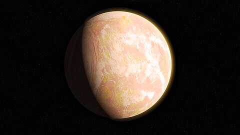 Early Earth - pale orange dot [clarification needed]