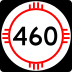 State Road 460 marker