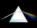 Black-background prism diffraction effect for Optics...