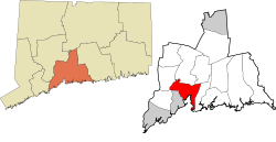 New Haven's location within the South Central Connecticut Planning Region and the state of Connecticut
