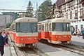Triebwagen der Elek­tri­schen Tat­ra­bahn