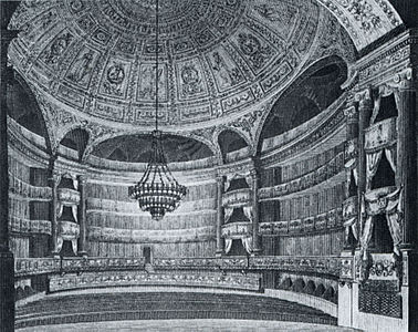 View of the auditorium (1821)