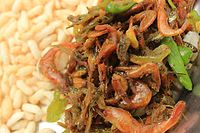 Dried fish dish; Tharu cuisine