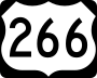 U.S. Highway 266 marker