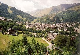 A general view of Valloire