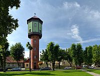 Water tower in Viljandi, Estonia