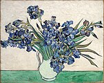 Still Life: Vase with Irises May 1890 The Metropolitan Museum of Art, New York (F680)