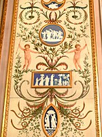 Wedgwood Room with jasperware plaques, in Palais Erzherzog Albrecht in Vienna