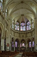 Kathedrale von Auxerre, Obergaden mit Laufgang