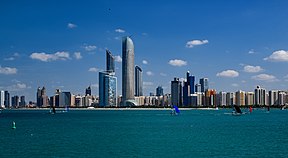 Abu Dhabi Skyline in 2014