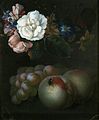 Study of fruit and flowers by Agatha van der Mijn