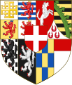 Das Große Wappen der Herzöge von Savoyen zeigt im ersten Viertel den Anspruch auf Zypern und Jerusalem