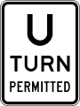 (R2-15) U-turn Permitted