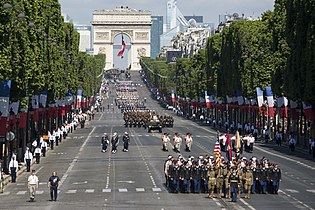 Bastille Day military parade, 2017.