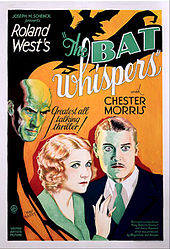 Movie poster for The Bat Whispers