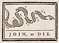 Image 13Benjamin Franklin's Join, or Die (May 9, 1754), credited as the first cartoon published in an American newspaper (from Cartoonist)