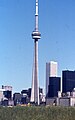 Image 83The CN Tower was completed in 1976, becoming the world's tallest free-standing structure. (from 1970s)