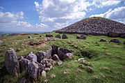 Remains of passage tombs on Slieve na Calliagh, County Meath