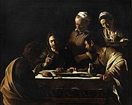 Caravaggio, Supper at Emmaus, 1606.