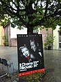Poster des Filmfestivals "Il Cinema Ritrovato 2019" auf der Piazzetta Pier Paolo Pasolini in Bologna