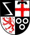 Wappenbild der Beissel von Gymnich im 2. Feld des Wappens von Bullay