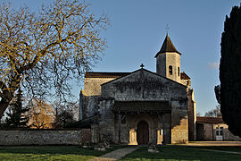 The church in Secondigné-sur-Belle