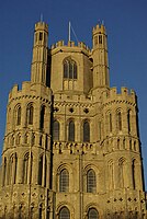 Westturm von Ely, 1174–1189 (Laterne jünger)