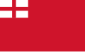 Naval Ensign of the historic Red Squadron of England's Royal Navy (1620-1707)