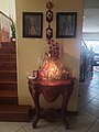 A Catholic home altar in California