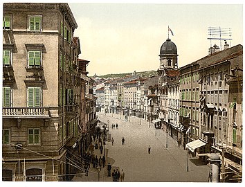 Rijeka - Corso, c. 1900