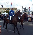 Mounted detachment at the funeral of Queen Anne