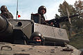 The crew of an Italian B1 Centauro deployed as part of IFOR