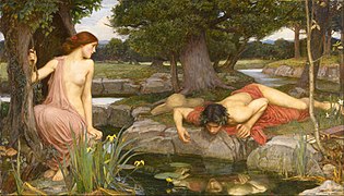 John William Waterhouse - Echo and Narcissus - Google Art Project