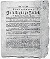 Intelligenz-Zettel (1830)