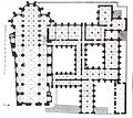 First floor plan of St. Catherine's monastery[1]