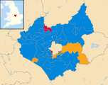 Leicestershire 2021 result map