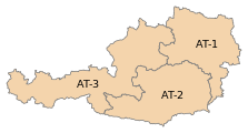 Die NUTS-1-Regionen Österreichs