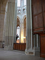 Nantes Cathedral. The column bases show the typical features of the late Gothic period.