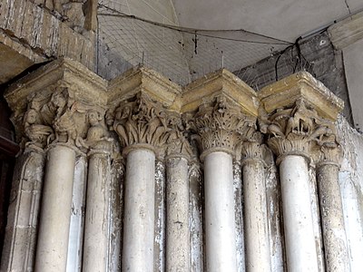 Columns in the west portal