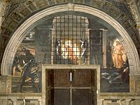 Deliverance of Saint Peter, 1514, Stanza di Eliodoro